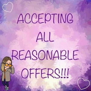 💜Accepting all reasonable offers!💜